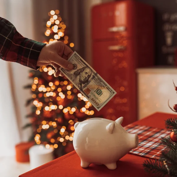 mage illustrating tips for saving money during Christmas, including options for Christmas loans and budgeting strategies.
